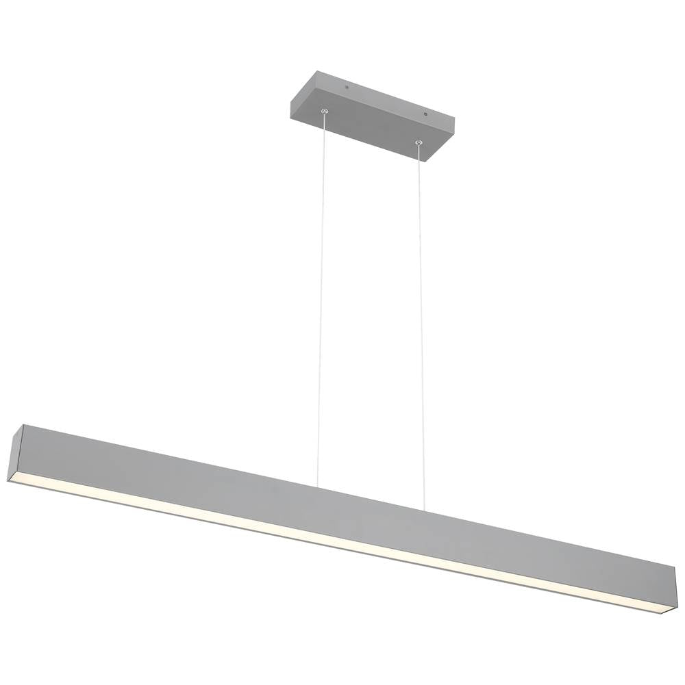 Access Lighting 24900LEDD-GRY/ACR Gray Dual Voltage Led Linear Pendant Image 3