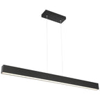 Access Lighting 24900LEDD-MBL/ACR Matte Black Dual Voltage Led Linear Pendant Image 3