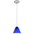 Access Lighting 28004-1C-BS/COB Brushed Steel Pendant Image 1