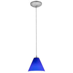 Access Lighting 28004-1C-BS/COB Brushed Steel Pendant Image 1