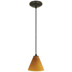 Access Lighting 28004-1C-ORB/AMB Oil Rubbed Bronze Pendant Image 2