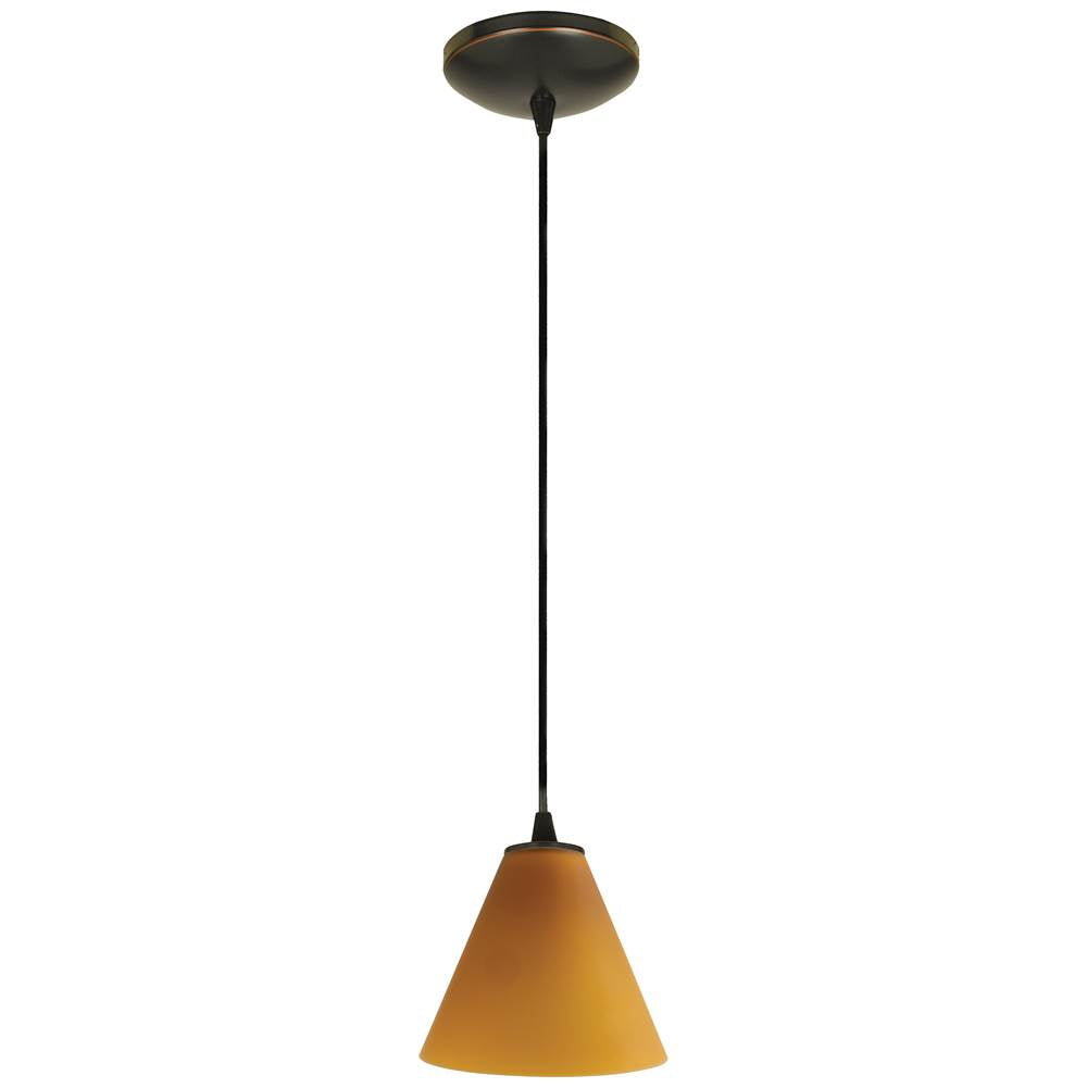 Access Lighting 28004-3C-ORB/AMB Oil Rubbed Bronze Led Pendant Image 2
