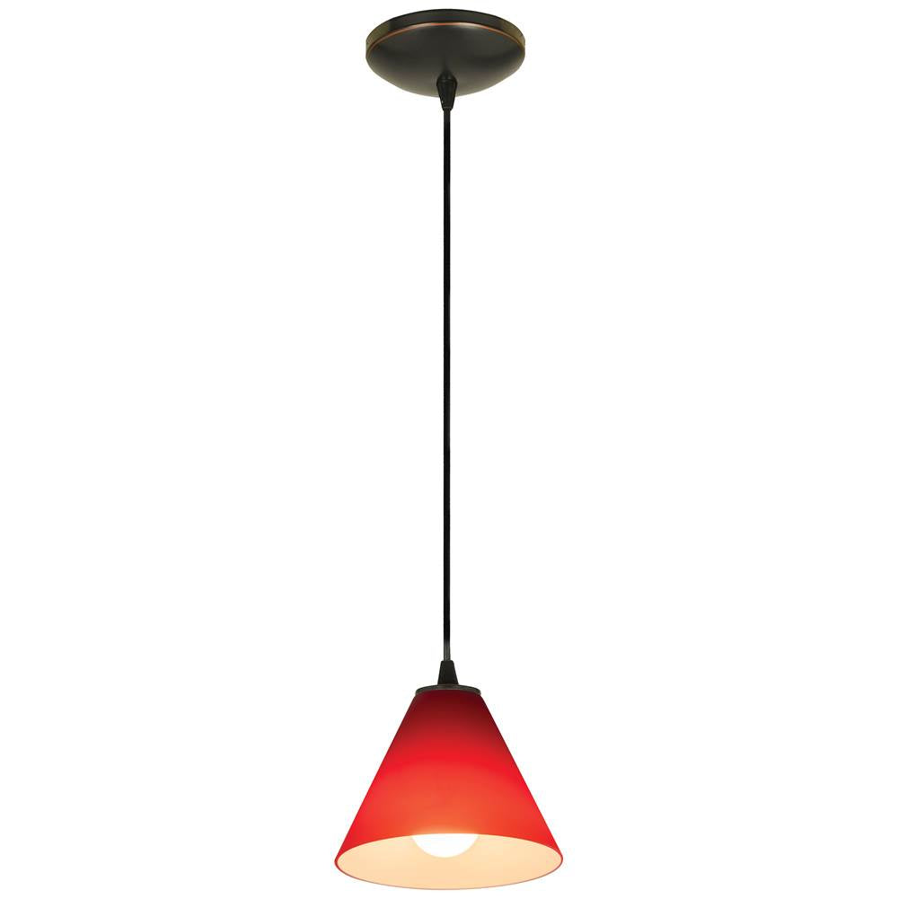 Access Lighting 28004-3C-ORB/RED Oil Rubbed Bronze Led Pendant Image 4