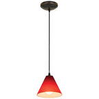 Access Lighting 28004-3C-ORB/RED Oil Rubbed Bronze Led Pendant Image 4