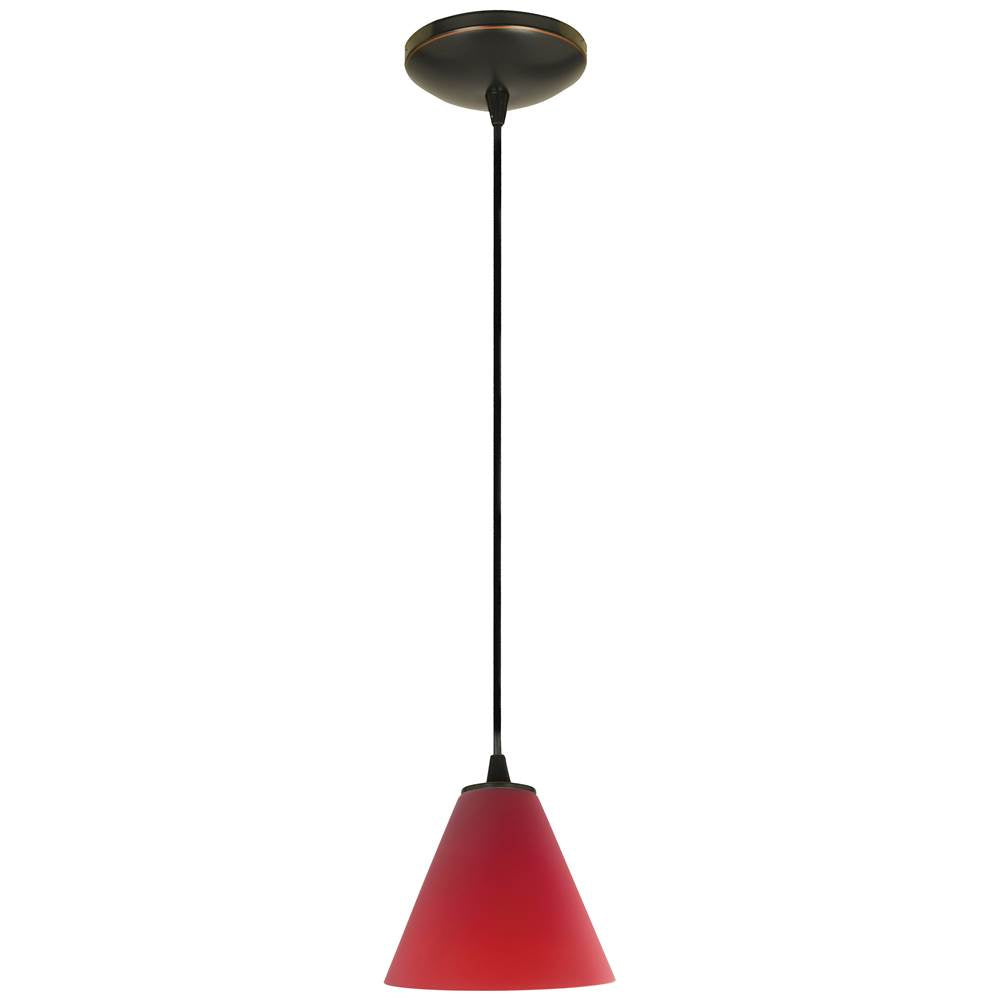 Access Lighting 28004-3C-ORB/RED Oil Rubbed Bronze Led Pendant Image 2
