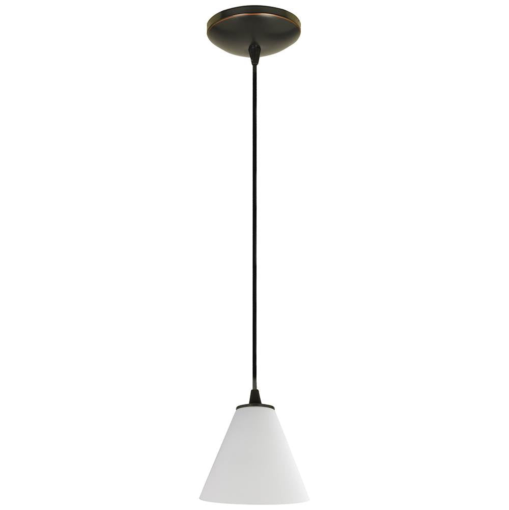 Access Lighting 28004-3C-ORB/WHT Oil Rubbed Bronze Led Pendant Image 2