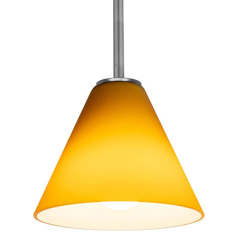 Access Lighting 28004-1R-BS/AMB Brushed Steel Pendant Image 3