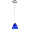 Access Lighting 28004-1R-BS/COB Brushed Steel Pendant Image 1