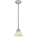 Access Lighting 28004-3R-BS/WHT Brushed Steel Led Pendant Image 1