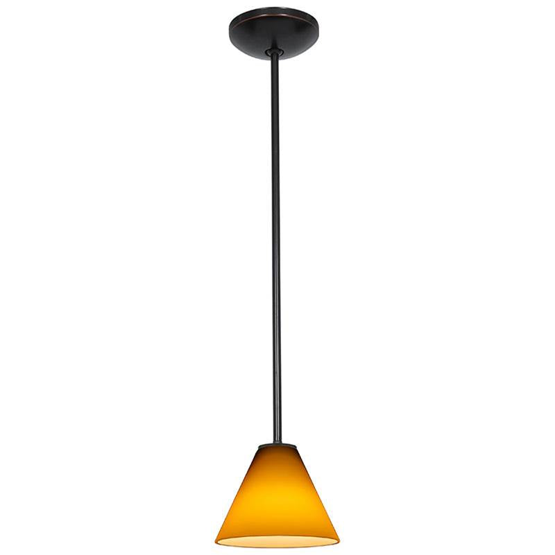 Access Lighting 28004-3R-ORB/AMB Oil Rubbed Bronze Led Pendant Image 4