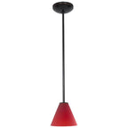 Access Lighting 28004-1R-ORB/RED Oil Rubbed Bronze Pendant Image 2
