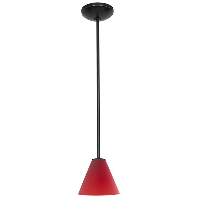 Access Lighting 28004-3R-ORB/RED Oil Rubbed Bronze Led Pendant Image 2