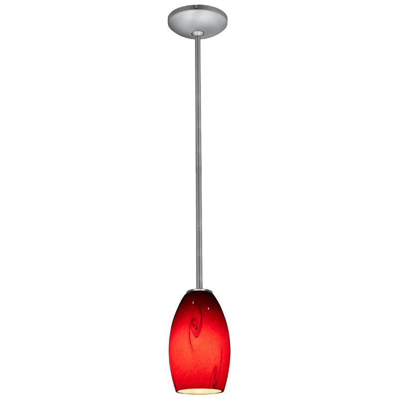 Access Lighting 28011-1R-BS/RUSKY Brushed Steel Pendant Image 4