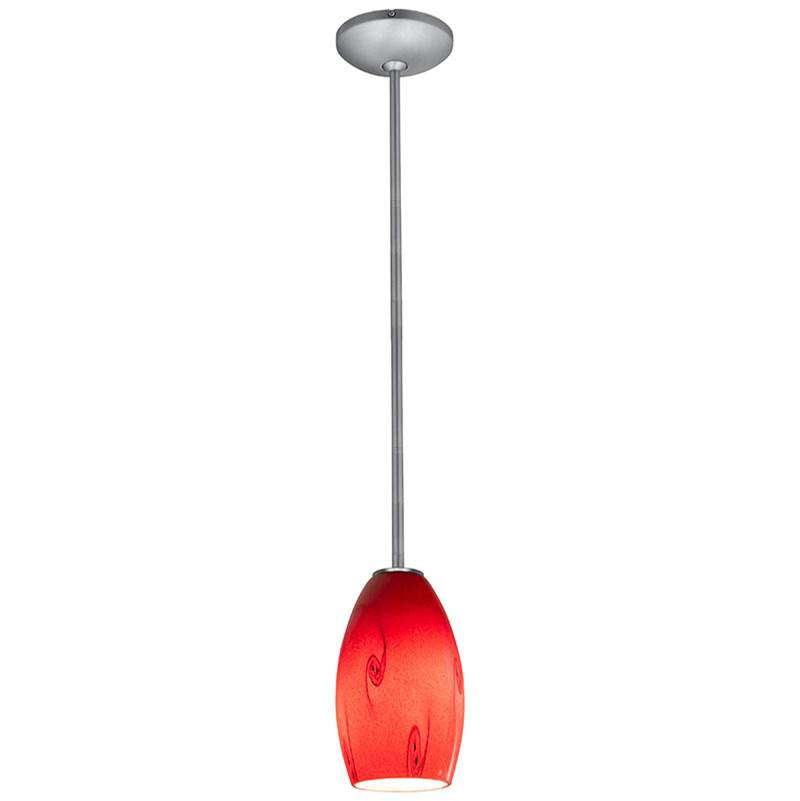 Access Lighting 28011-3R-BS/RUSKY Brushed Steel Led Pendant Image 1