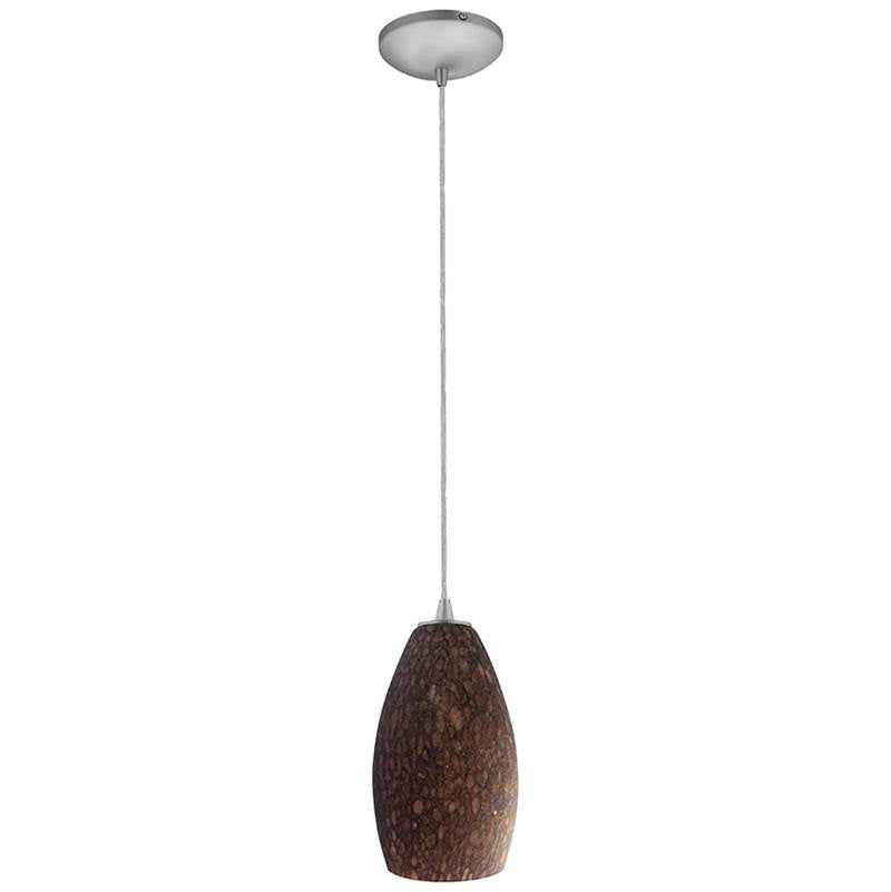 Access Lighting 28012-1C-BS/BRST Brushed Steel Pendant Image 2