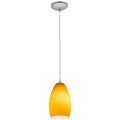 Access Lighting 28012-1C-BS/MYA Brushed Steel Pendant Image 1