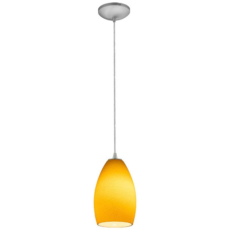 Access Lighting 28012-1C-BS/MYA Brushed Steel Pendant Image 1