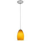 Access Lighting 28012-3C-BS/MYA Brushed Steel Led Pendant Image 4