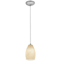 Access Lighting 28012-1C-BS/WHST Brushed Steel Pendant Image 1
