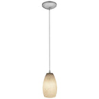 Access Lighting 28012-1C-BS/WHST Brushed Steel Pendant Image 4