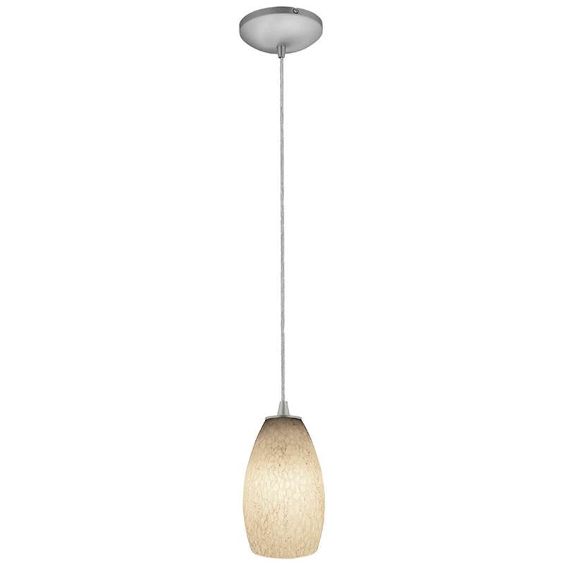 Access Lighting 28012-1C-BS/WHST Brushed Steel Pendant Image 4