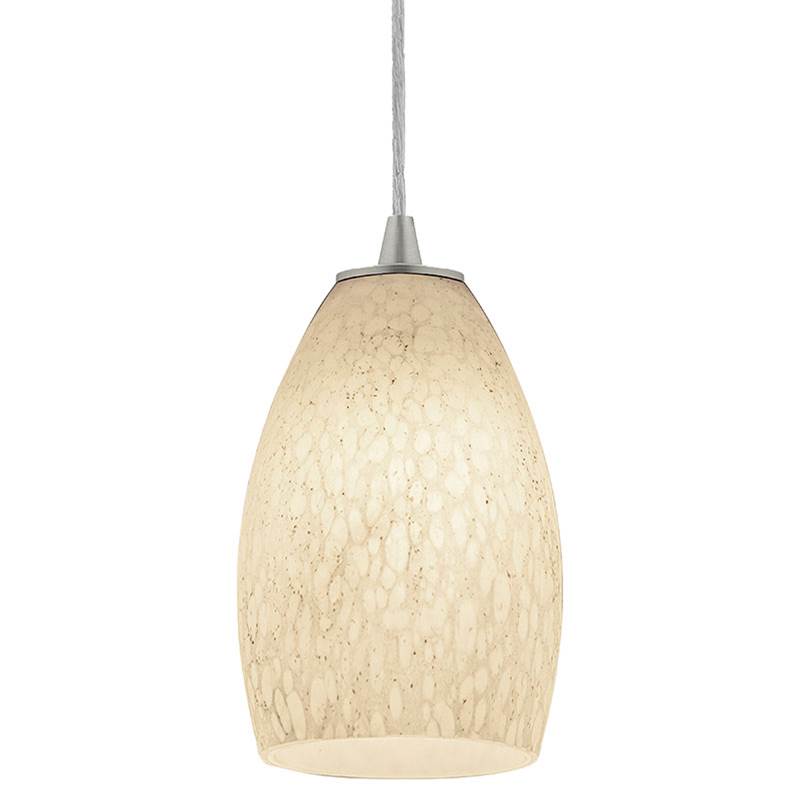 Access Lighting 28012-1C-BS/WHST Brushed Steel Pendant Image 3