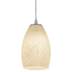 Access Lighting 28012-1C-BS/WHST Brushed Steel Pendant Image 3