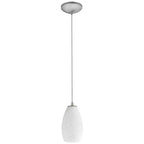 Access Lighting 28012-1C-BS/WHST Brushed Steel Pendant Image 2