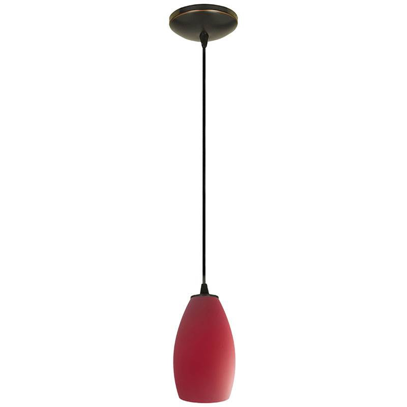 Access Lighting 28012-3C-ORB/RED Oil Rubbed Bronze Led Pendant Image 2