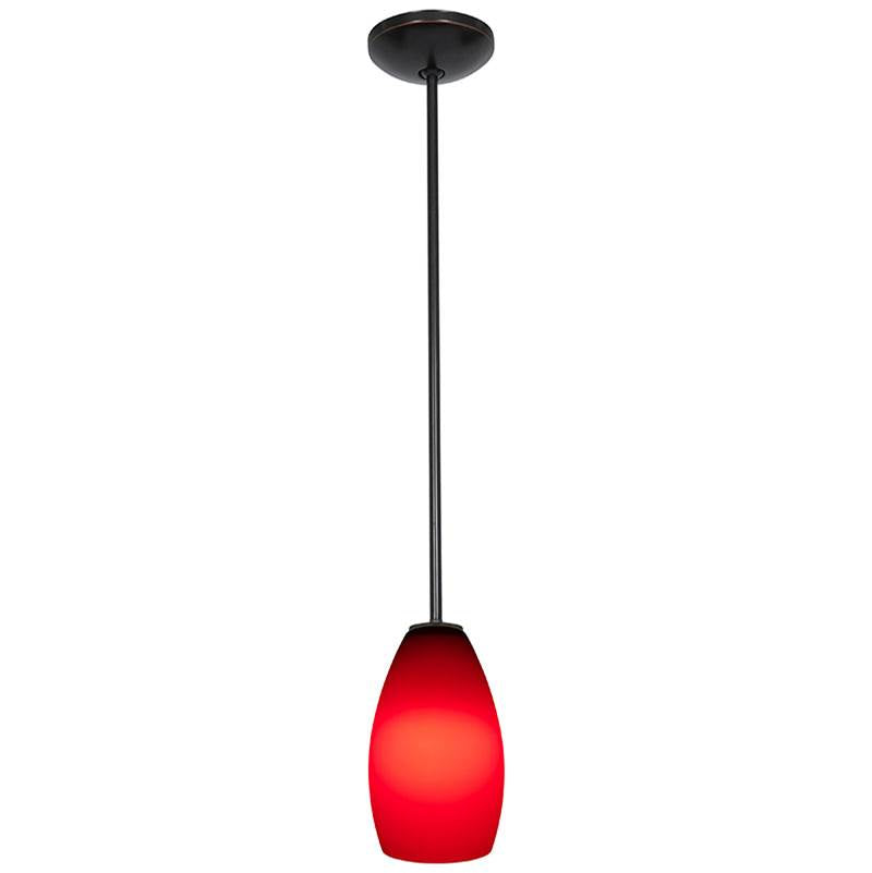 Access Lighting 28012-3R-ORB/RED Oil Rubbed Bronze Led Pendant Image 3