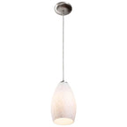 Access Lighting 28012-3C-BS/WHST Brushed Steel Led Pendant Image 3