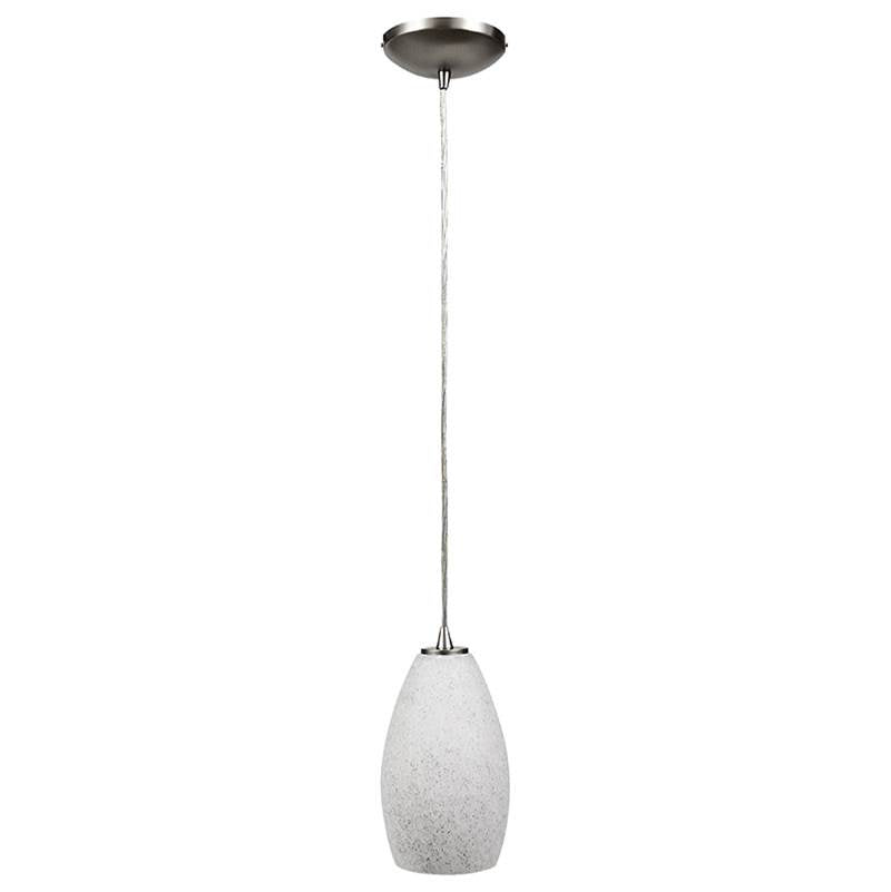 Access Lighting 28012-3C-BS/WHST Brushed Steel Led Pendant Image 2
