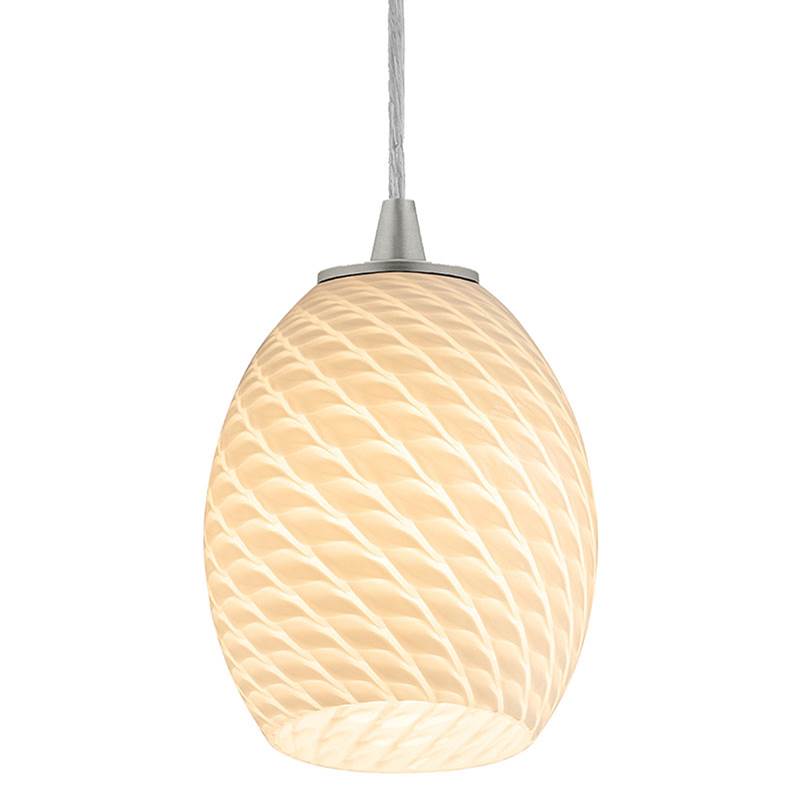 Access Lighting 28023-3C-BS/WHTFB Brushed Steel Led Pendant Image 3