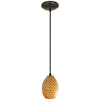 Access Lighting 28023-1C-ORB/AMBFB Oil Rubbed Bronze Pendant Image 2