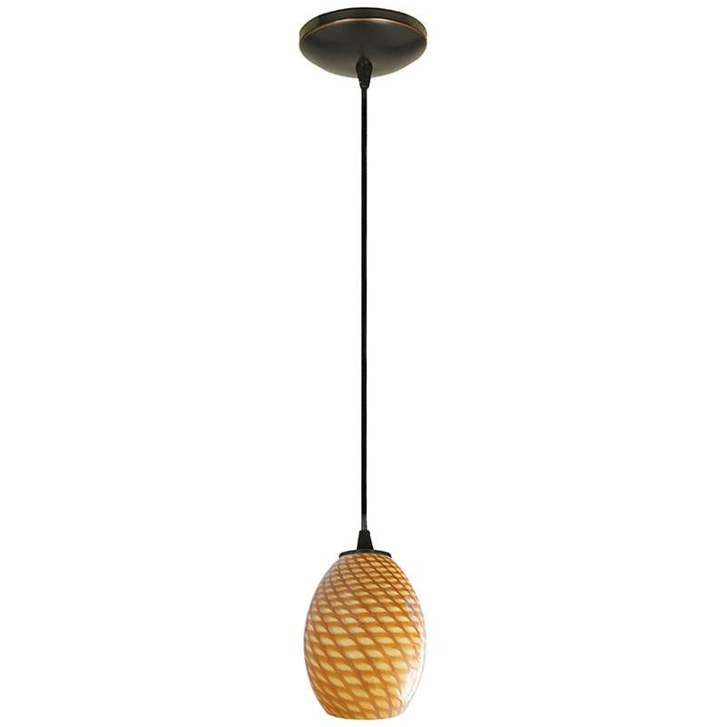 Access Lighting 28023-3C-ORB/AMBFB Oil Rubbed Bronze Led Pendant Image 2