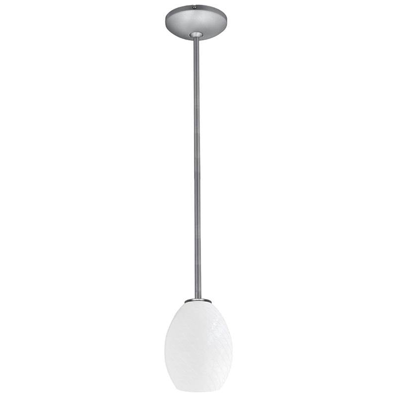 Access Lighting 28023-3R-BS/WHTFB Brushed Steel Led Pendant Image 2