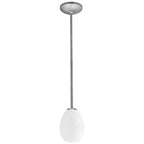 Access Lighting 28023-3R-BS/WHTFB Brushed Steel Led Pendant Image 2