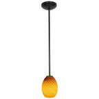 Access Lighting 28023-3R-ORB/AMBFB Oil Rubbed Bronze Led Pendant Image 4