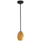 Access Lighting 28023-3R-ORB/AMBFB Oil Rubbed Bronze Led Pendant Image 2