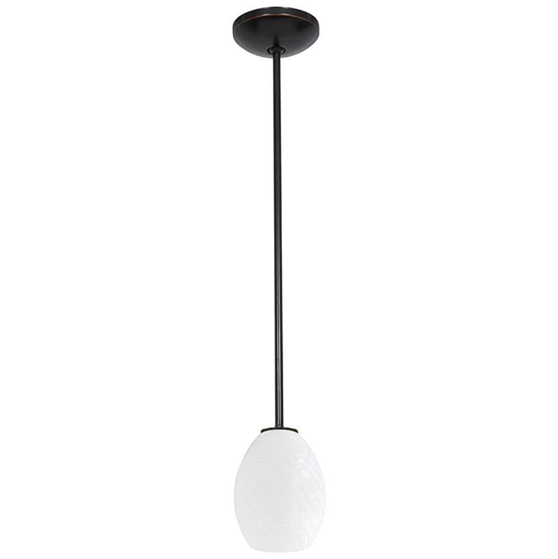 Access Lighting 28023-3R-ORB/WHTFB Oil Rubbed Bronze Led Pendant Image 2