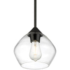 Access Lighting 28103LEDDLP-MBL/CLR Matte Black Led Pendant Image 2