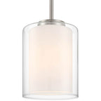 Access Lighting 28109-BS/CLOP Brushed Steel Seville Pendant Image 3