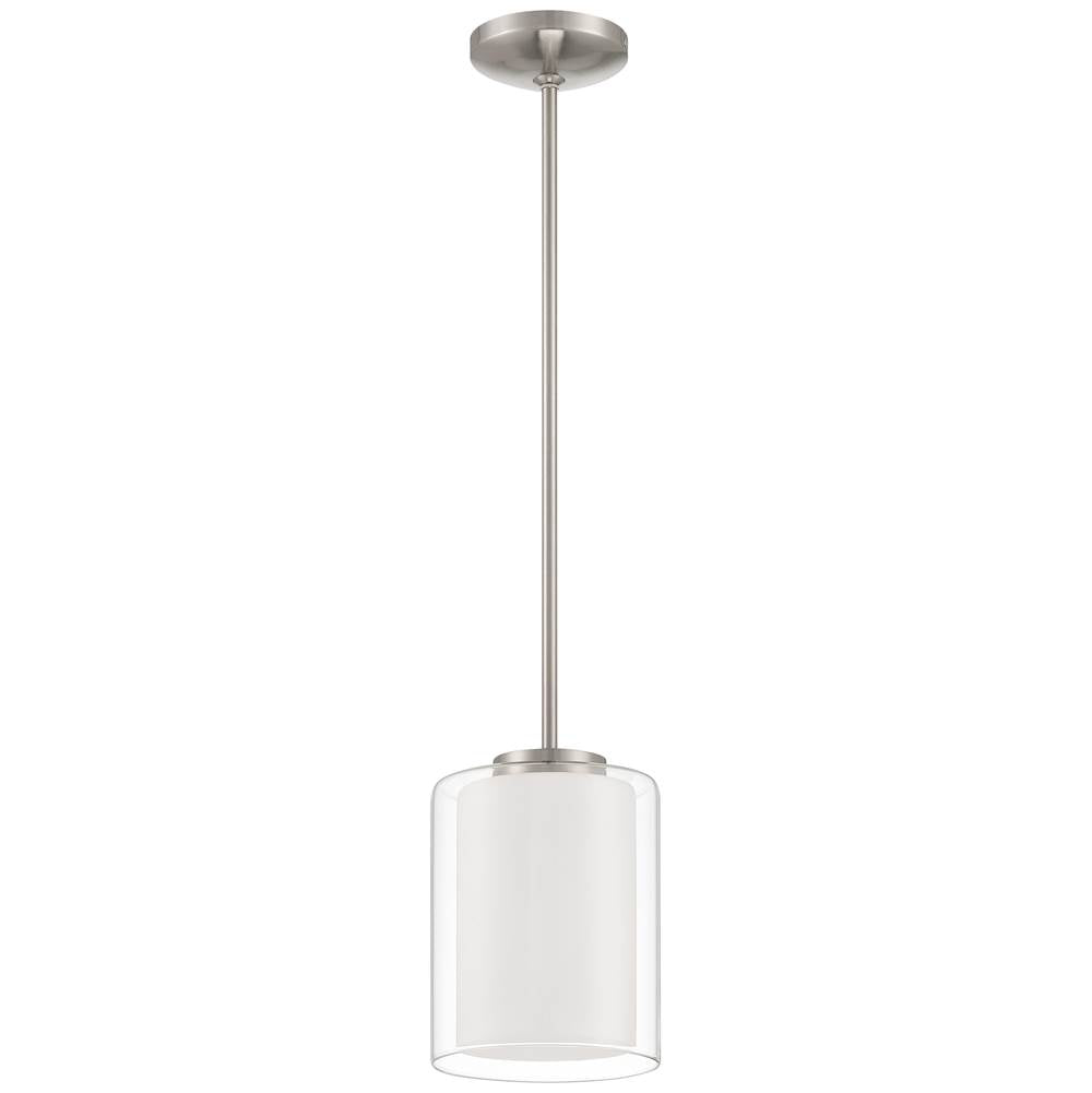 Access Lighting 28109-BS/CLOP Brushed Steel Seville Pendant Image 2