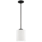 Access Lighting 28109-MBL/CLOP Matte Black Seville Pendant Image 2