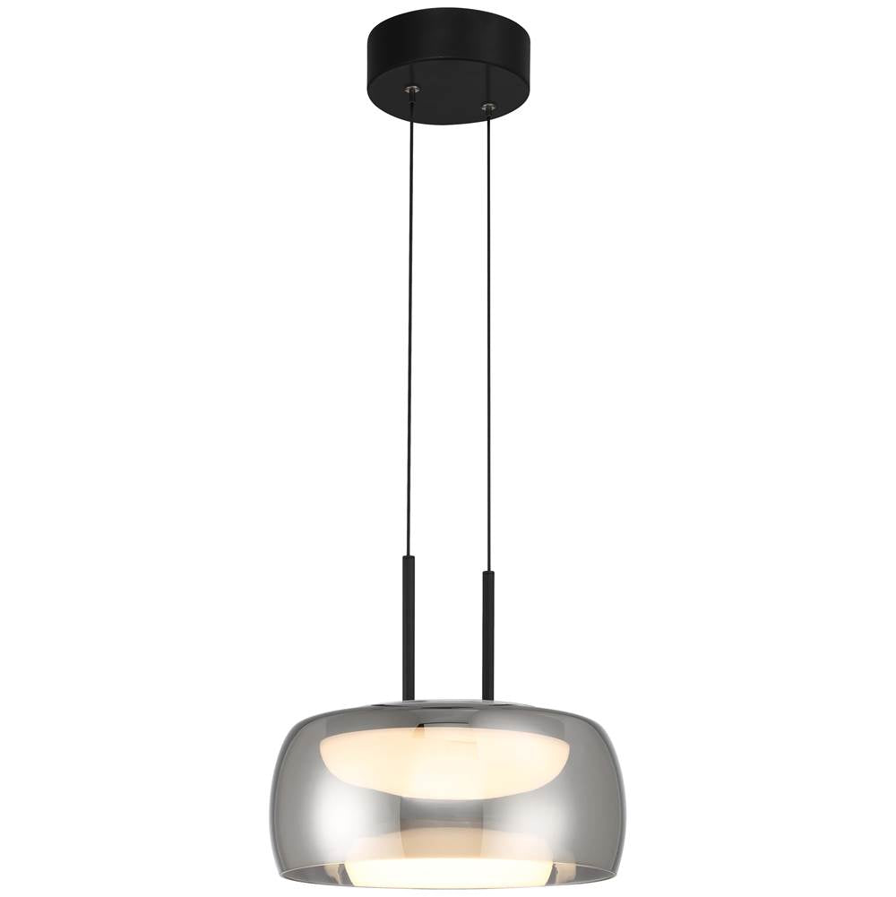 Access Lighting 28986LEDD-MBL/SMK Matte Black Led Pendant Image 1