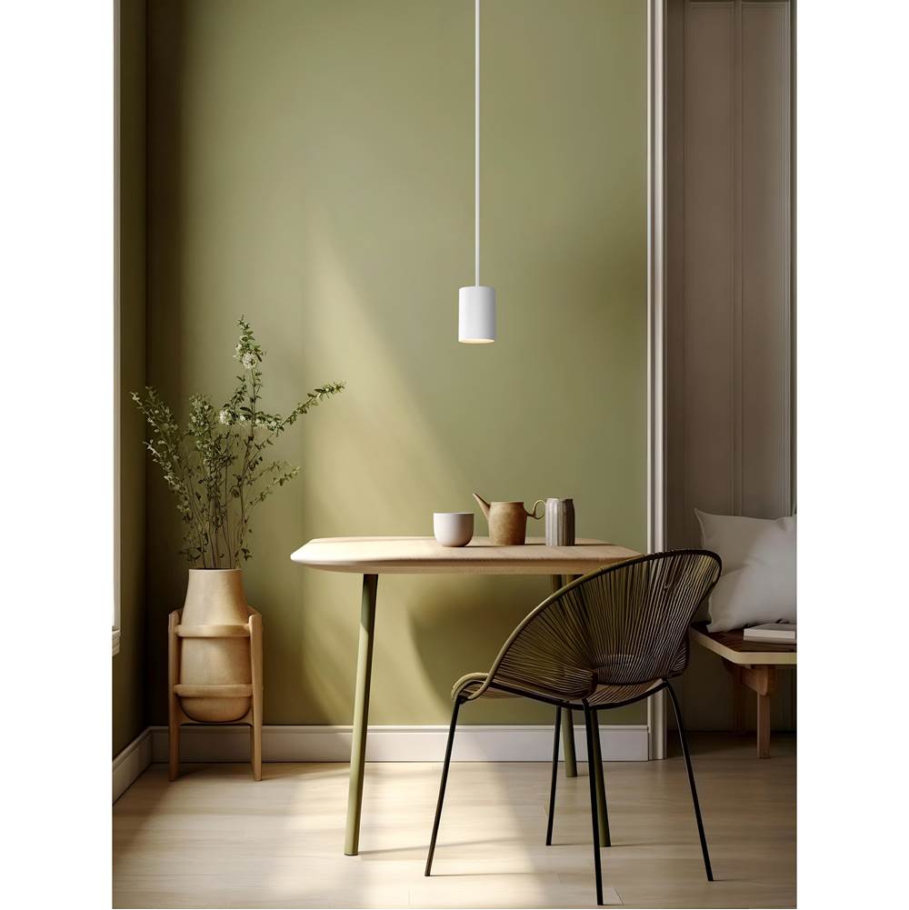 Access Lighting 29000-MWH Matte White Pilson Led Pendant Image 4