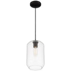 Access Lighting 29010LEDDLP-BL/CLR Black Clarity Led Pendant Image 4