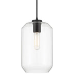 Access Lighting 29010LEDDLP-BL/CLR Black Clarity Led Pendant Image 3
