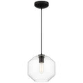 Access Lighting 29011LEDDLP-BL/CLR Black Clarity Led Pendant Image 1
