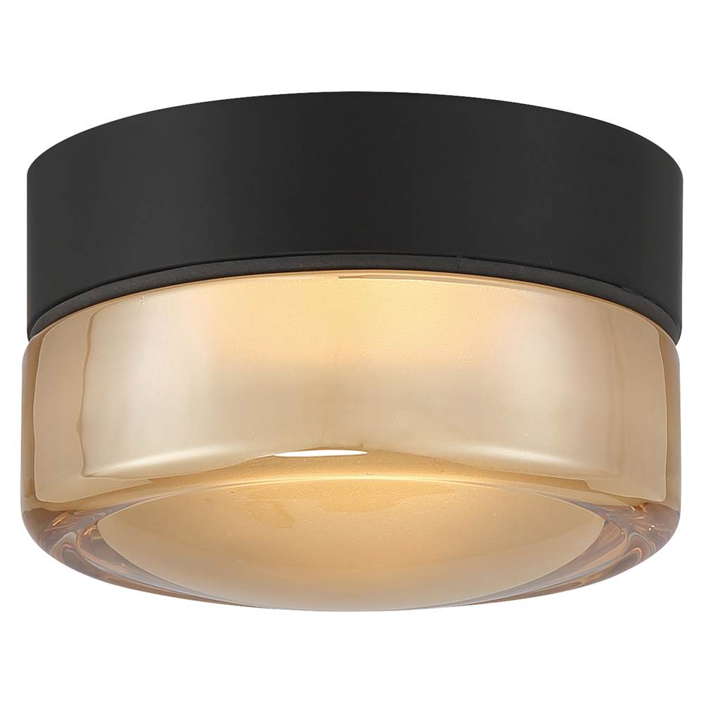 Access Lighting 29497LEDD-MBL/AMB Matte Black Led Flush Mount Image 1